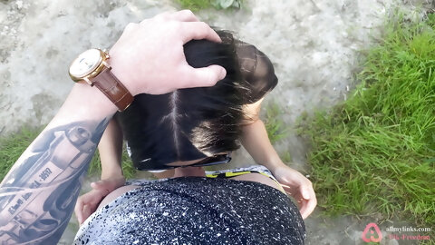 Blowjob And Anal Sex Near The River In...